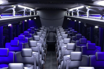 Laguna Niguel Charter Bus Interior