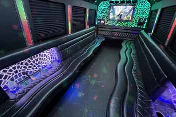 Laguna Niguel Limo Bus Interior