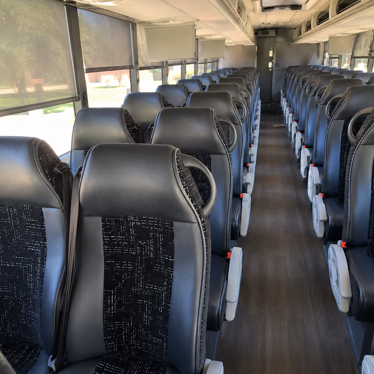 laguna niguel charter bus interior
