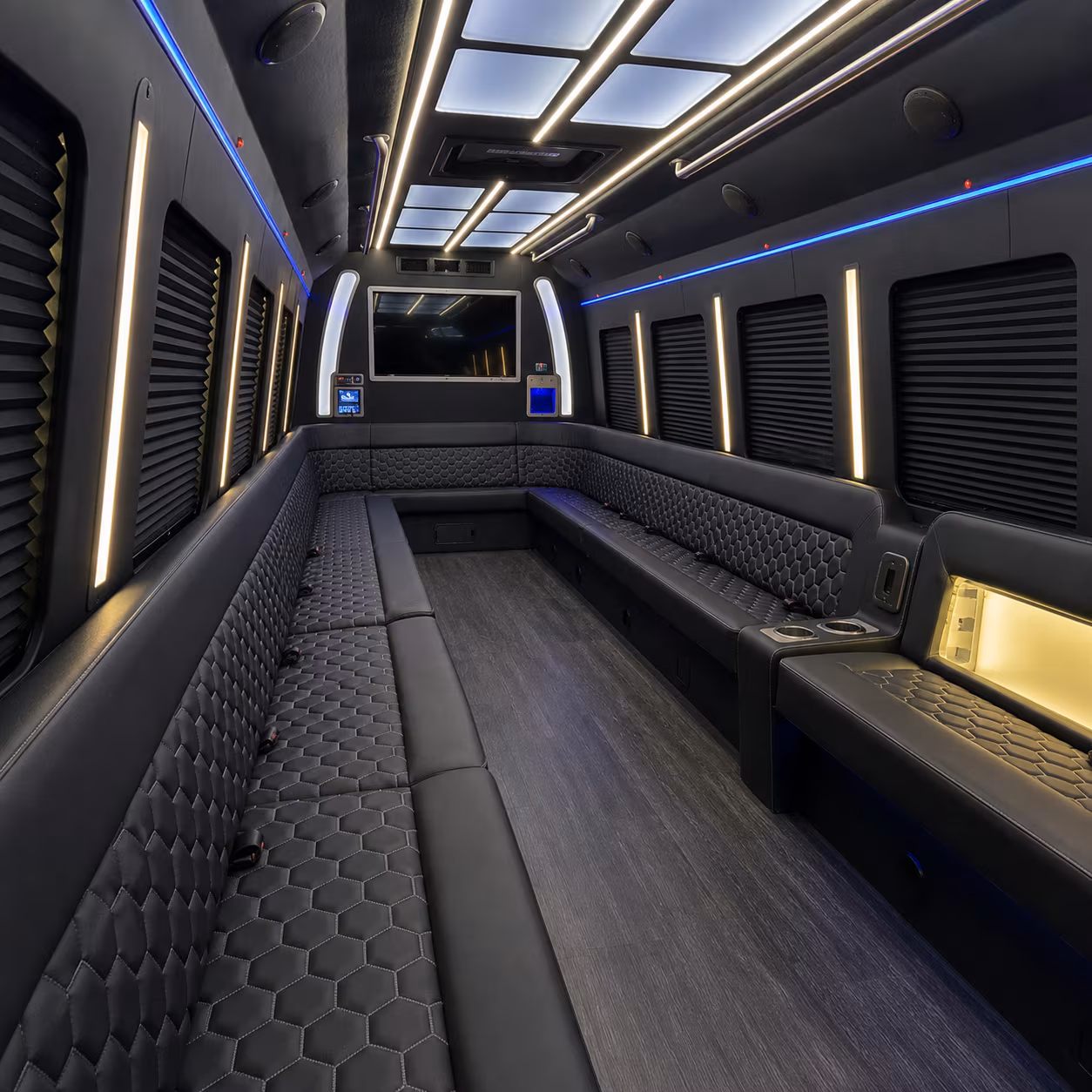 laguna niguel party bus rentals inside